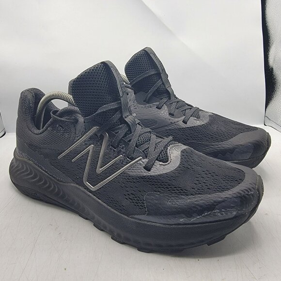 New Balance DynaSoft Nitrel v5 Mens 11.5 Black Trail Running Shoes MTNTRLK5 - Picture 1 of 12